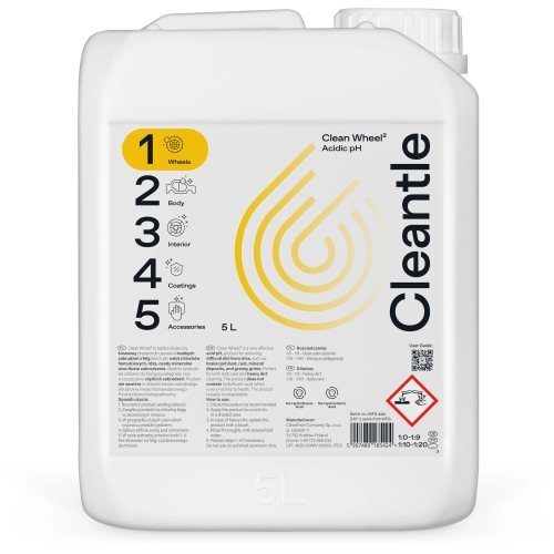 CLEANTLE CLEAN WHEEL 5L kwas do czyszczenia felg